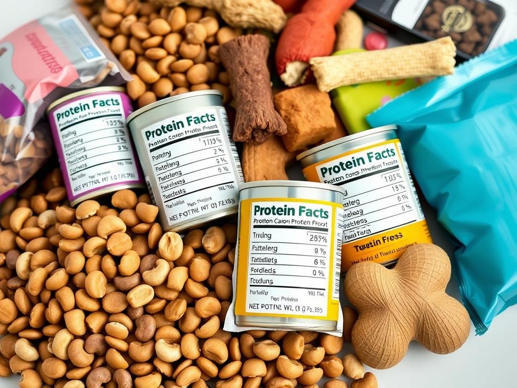 how much protein is in dog food