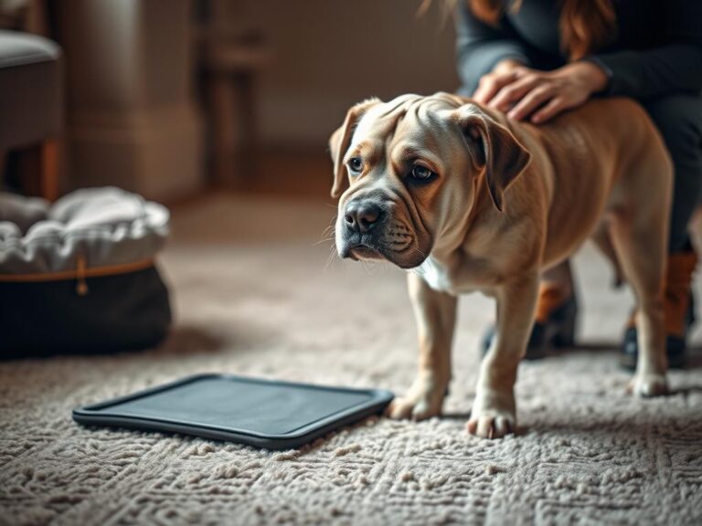 how to potty train an older dog