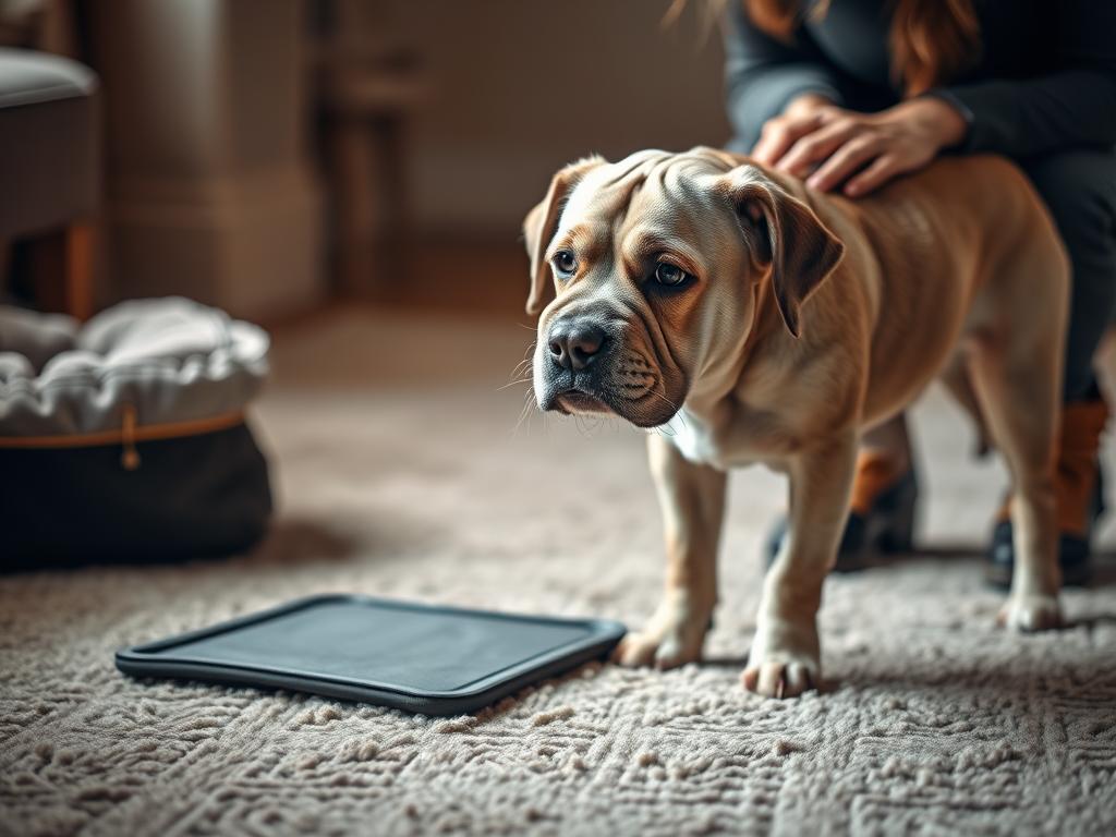 how to potty train an older dog