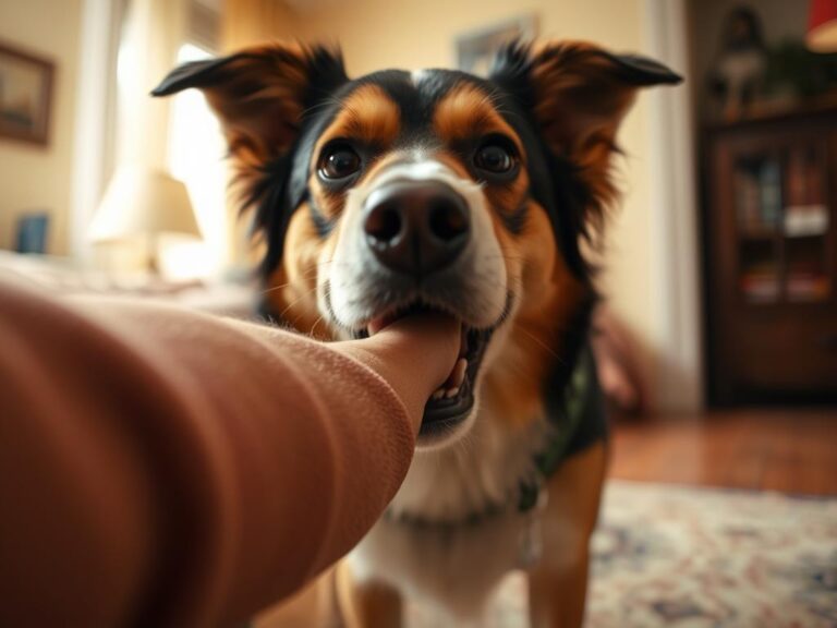 why does my dog nibble on me